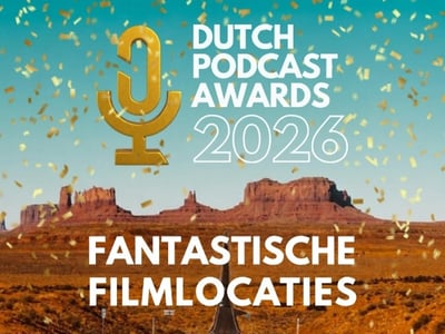 Fantastic Film Locations nominated for Dutch Podcast Awards 2026 