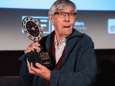 Sir Tom Courtenay receives Joseph Plateau Award at Film Fest Gent 