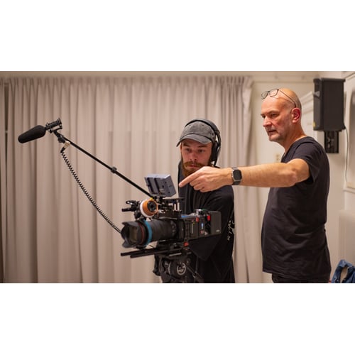Aan het boomen tijdens de cursus Filmmaken van Fedde Hoekstra